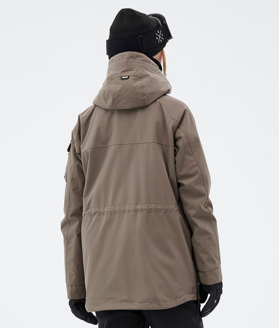 Akin W スノーボードジャケット レディース Walnut