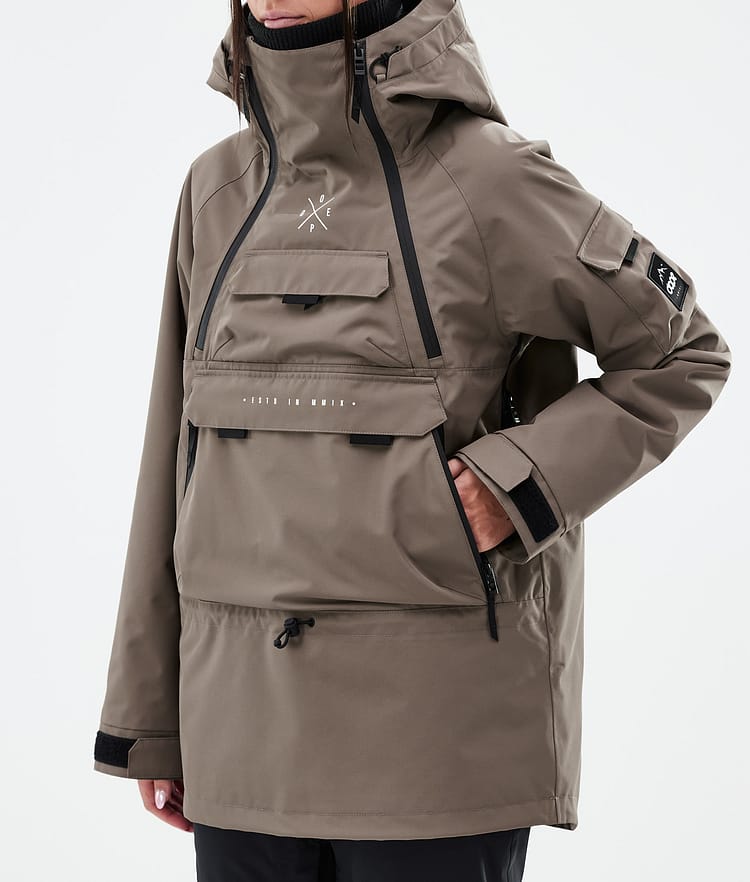 Akin W Veste de Ski Femme Walnut, Image 7 sur 9