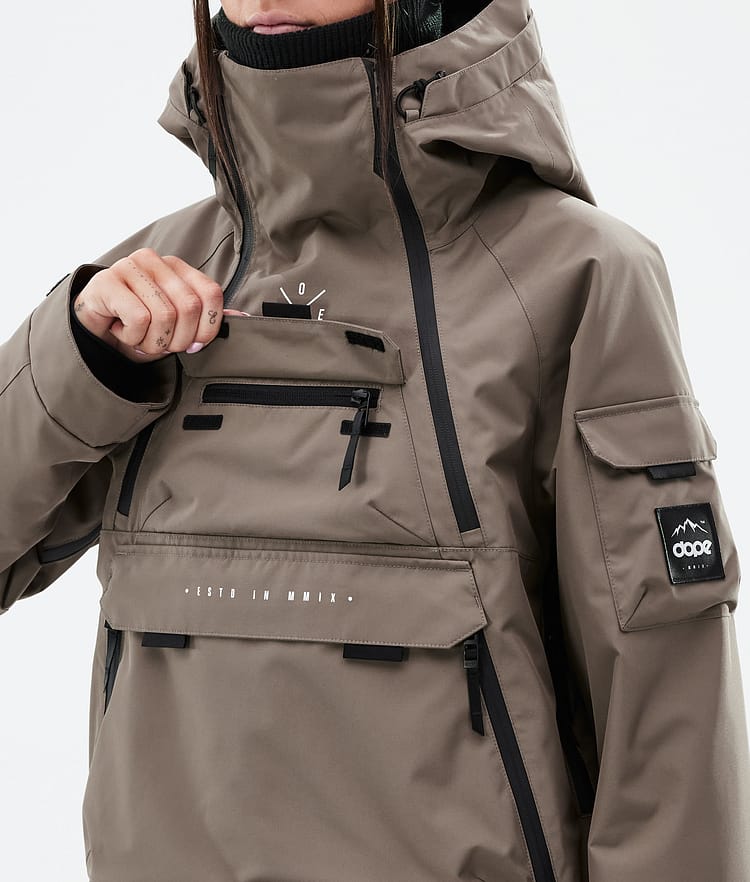 Akin W Veste de Ski Femme Walnut, Image 9 sur 9