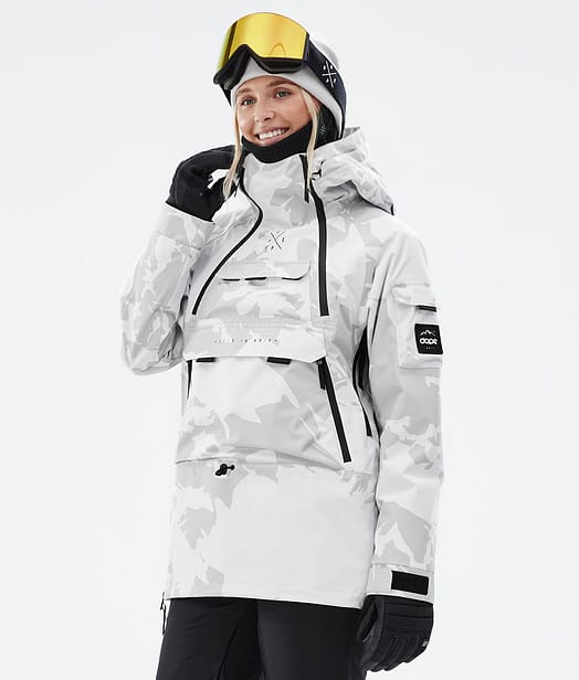 Akin W Veste de Ski Femme Grey Camo