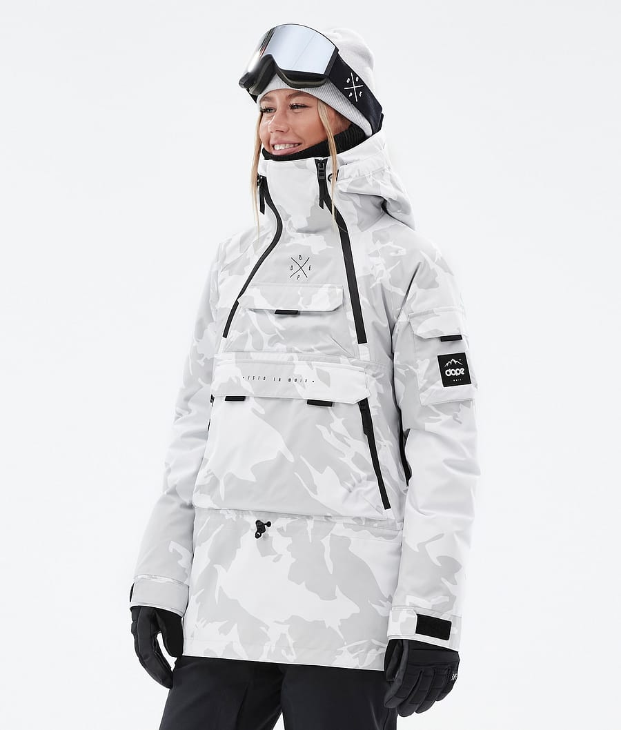 Dope Akin W Snowboard Jacket Grey Camo