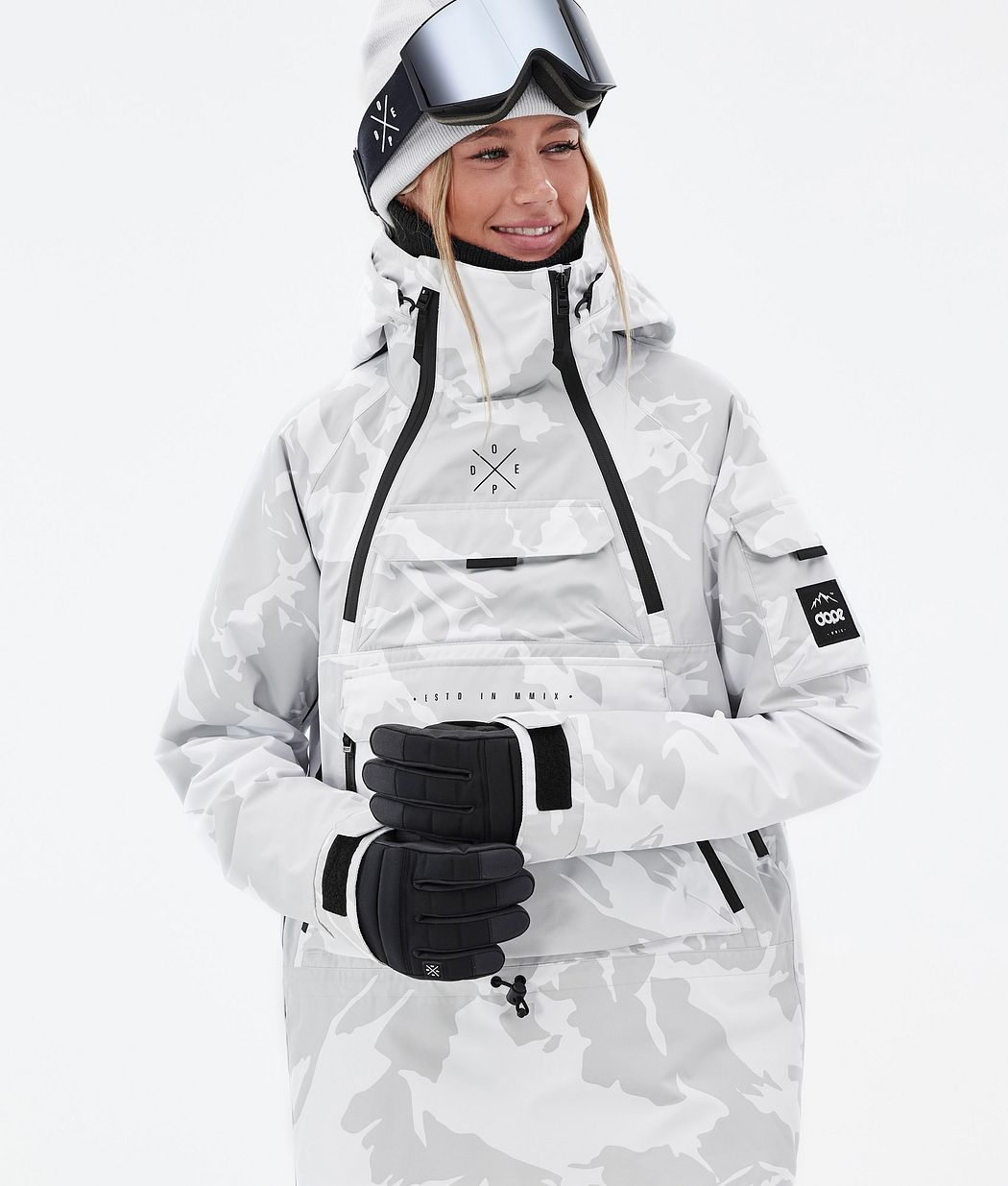 Akin W Snowboard Jacket Women Grey Camo