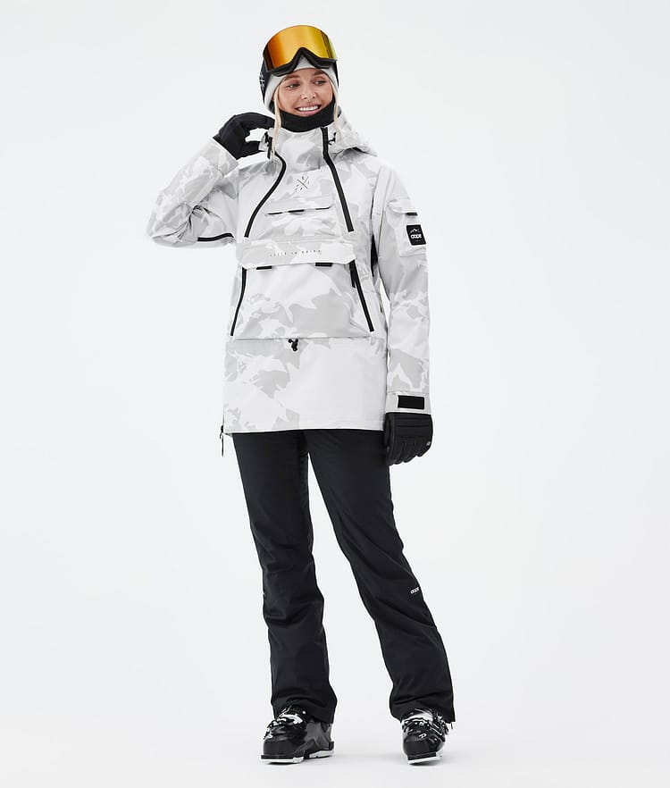 Akin W Ski Jacket Women Grey Camo, Image 3 of 8