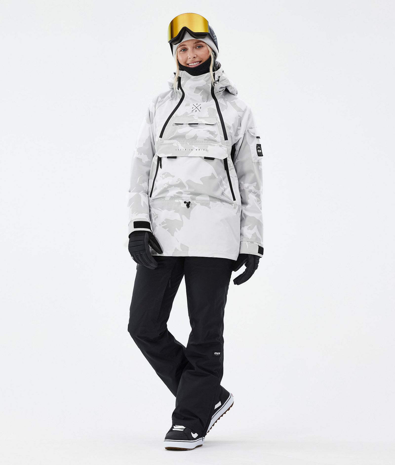 Akin W Snowboardjacka Dam Grey Camo, Bild 2 av 8