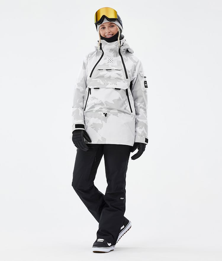 Akin W Snowboardjakke Dame Grey Camo Renewed, Billede 3 af 8