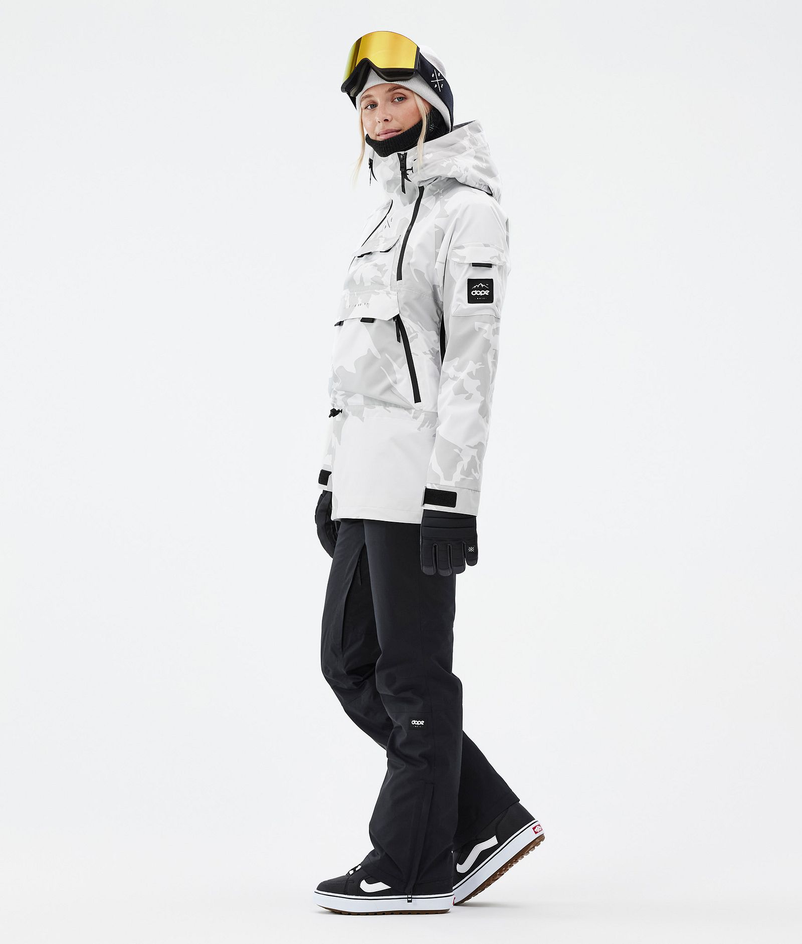 Akin W Giacca Snowboard Donna Grey Camo Renewed, Immagine 3 di 8