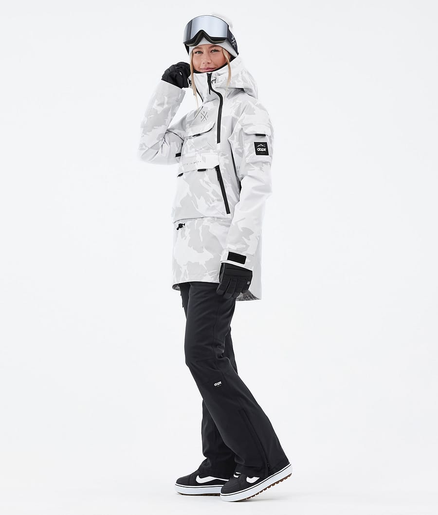 Akin W Snowboard Jacket Women Grey Camo