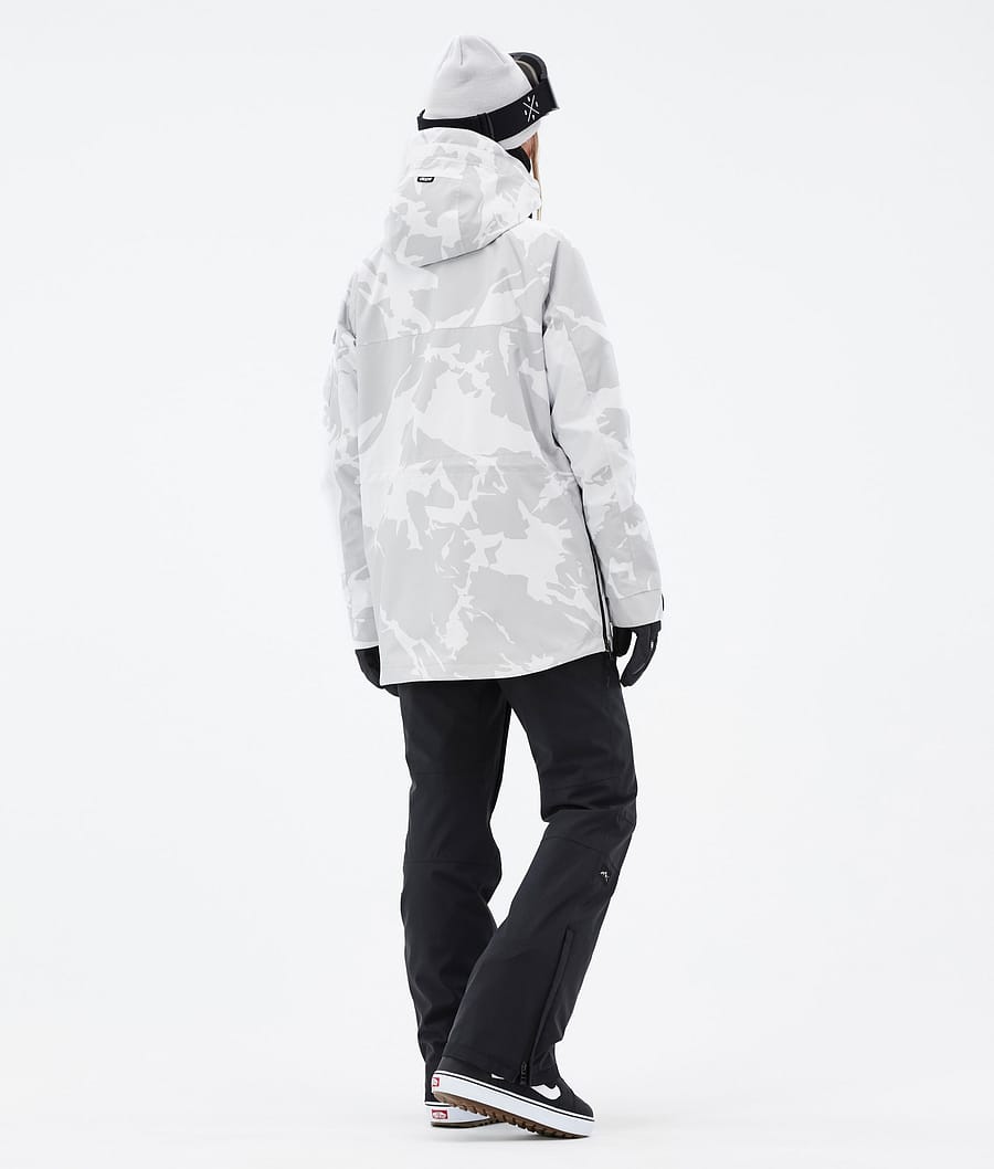 Akin W Snowboard Jacket Women Grey Camo