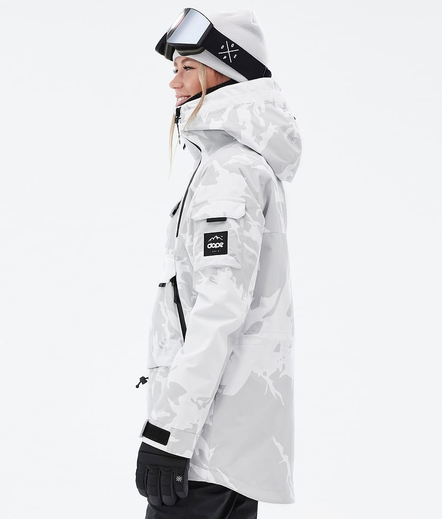 Akin W Snowboard Jacket Women Grey Camo
