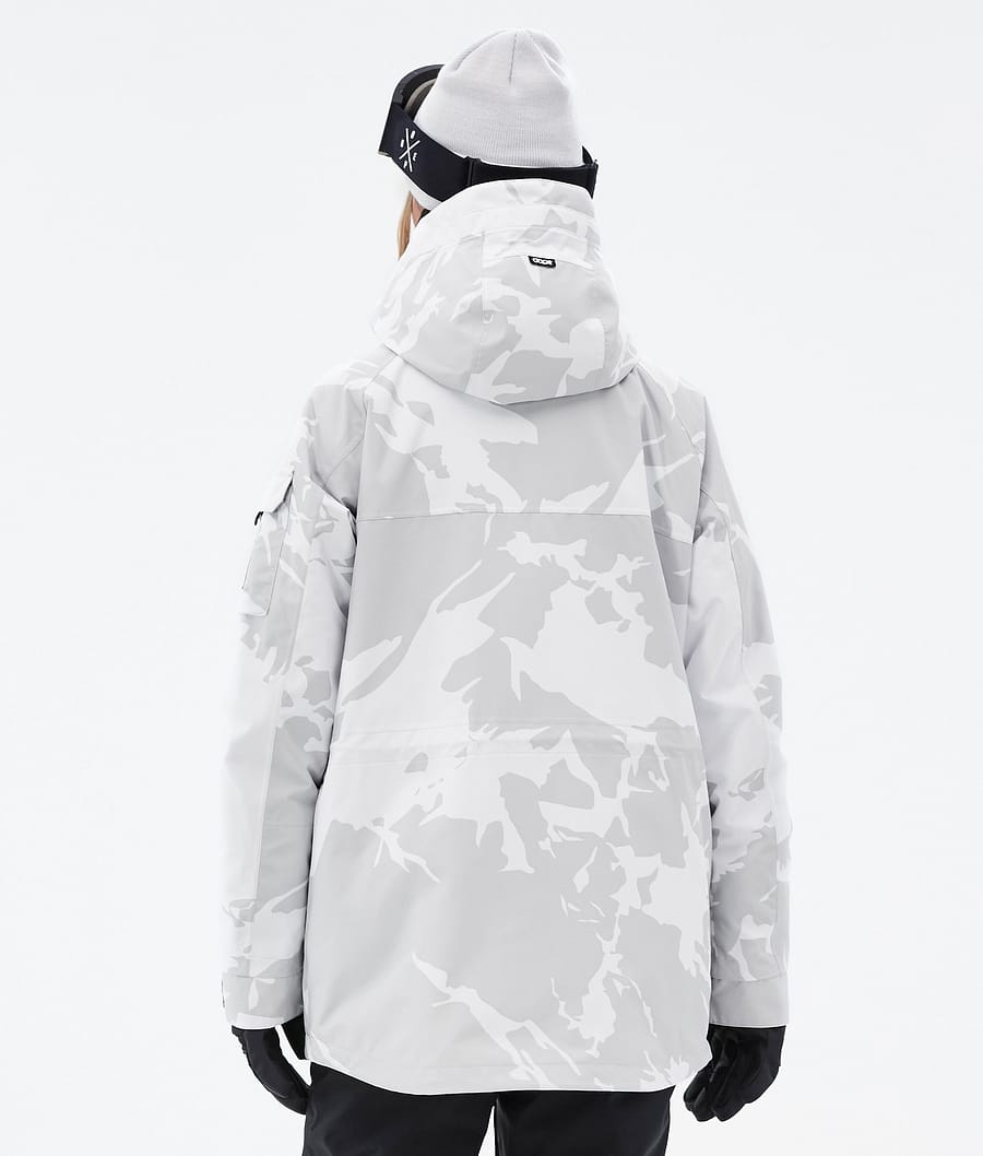 Akin W Snowboard Jacket Women Grey Camo