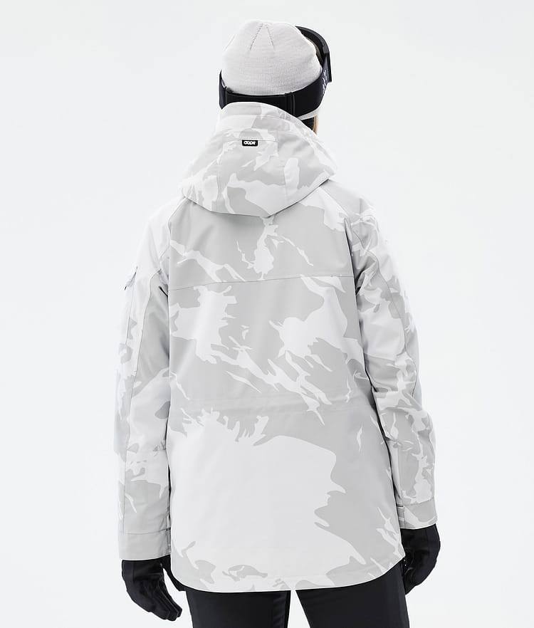 Akin W Ski Jacket Women Grey Camo, Image 7 of 8