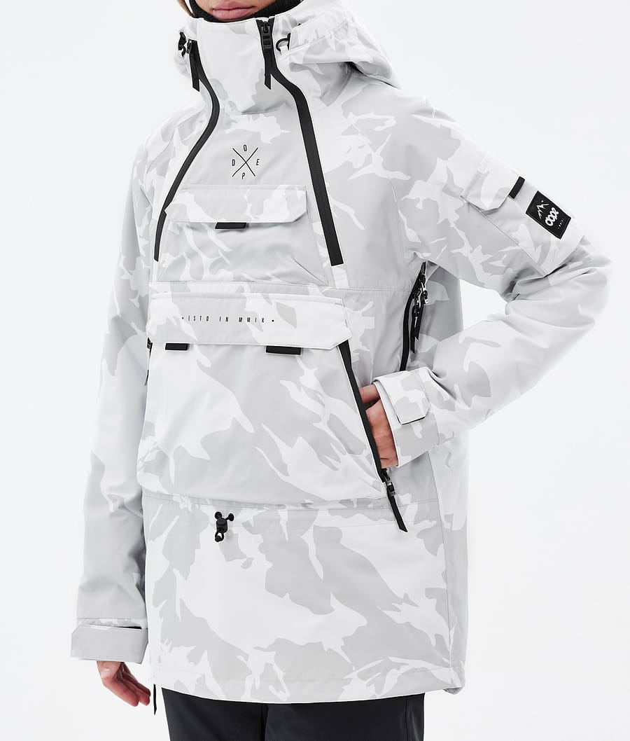 Akin W Snowboard Jacket Women Grey Camo