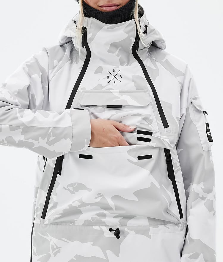 Akin W Veste de Ski Femme Grey Camo, Image 9 sur 8