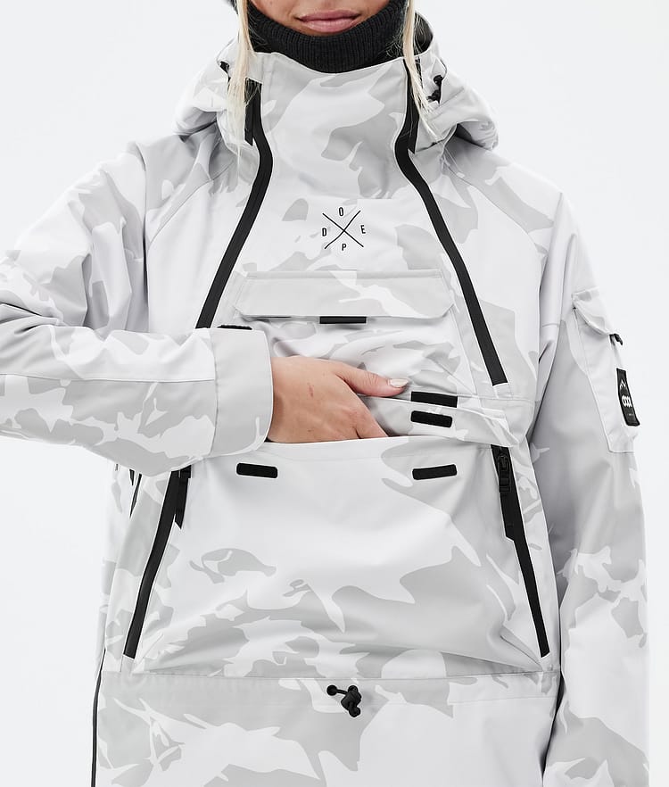 Akin W Snowboardjacka Dam Grey Camo, Bild 8 av 8