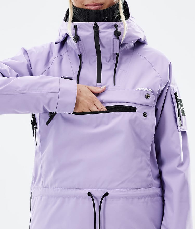 Annok W Veste de Ski Femme Faded Violet, Image 9 sur 8