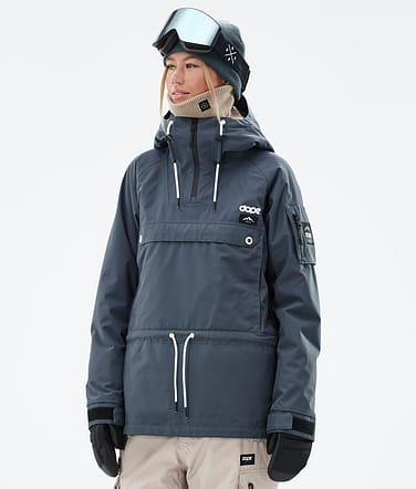 Annok W Snowboardjacke Damen Metal Blue