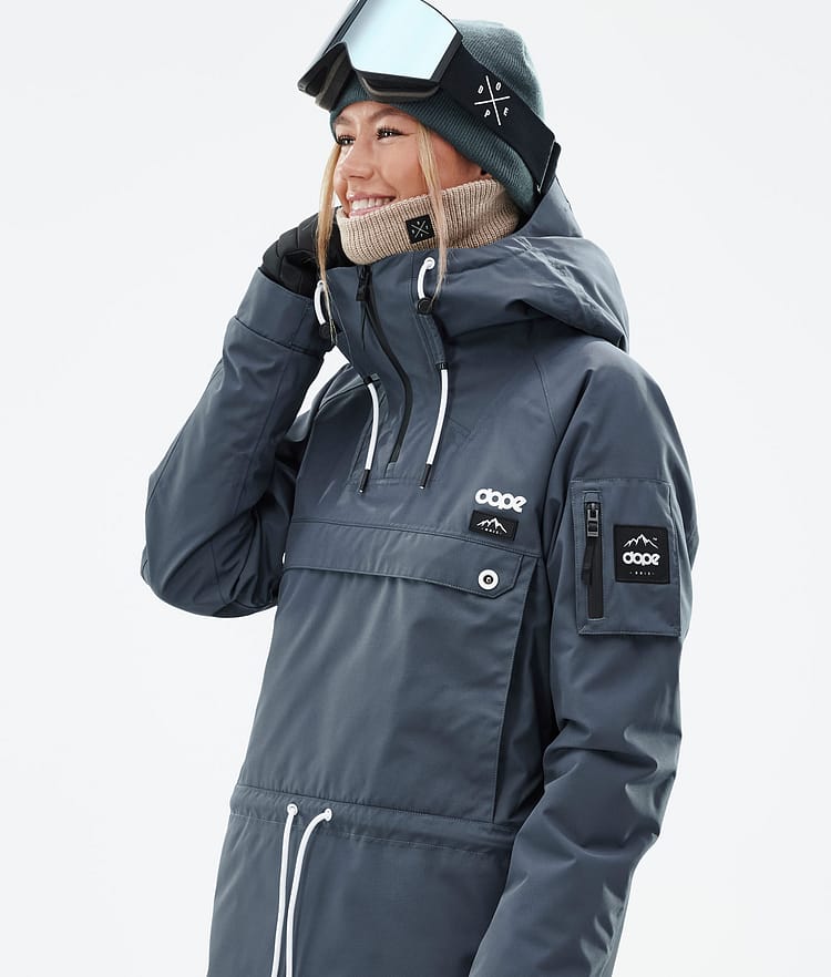 Annok W Ski Jacket Women Metal Blue