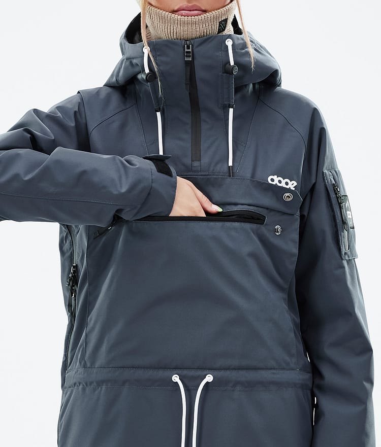 Annok W Veste Snowboard Femme Metal Blue, Image 9 sur 9