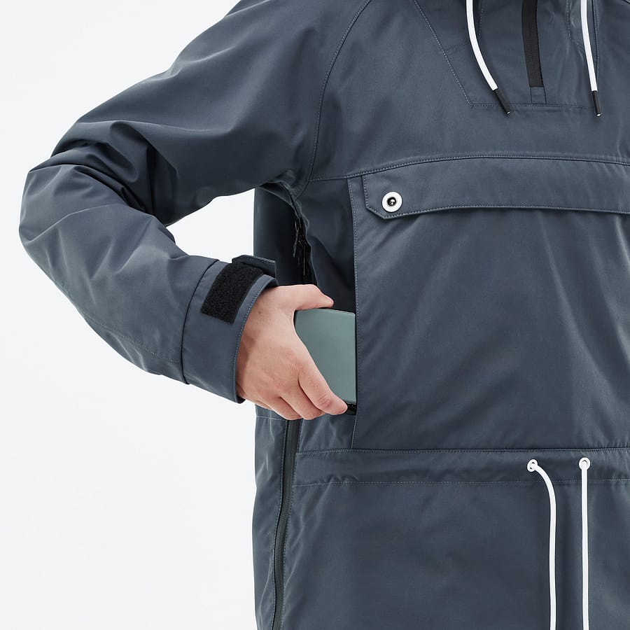 Bershka overhead windbreaker jacket with half zip in camo