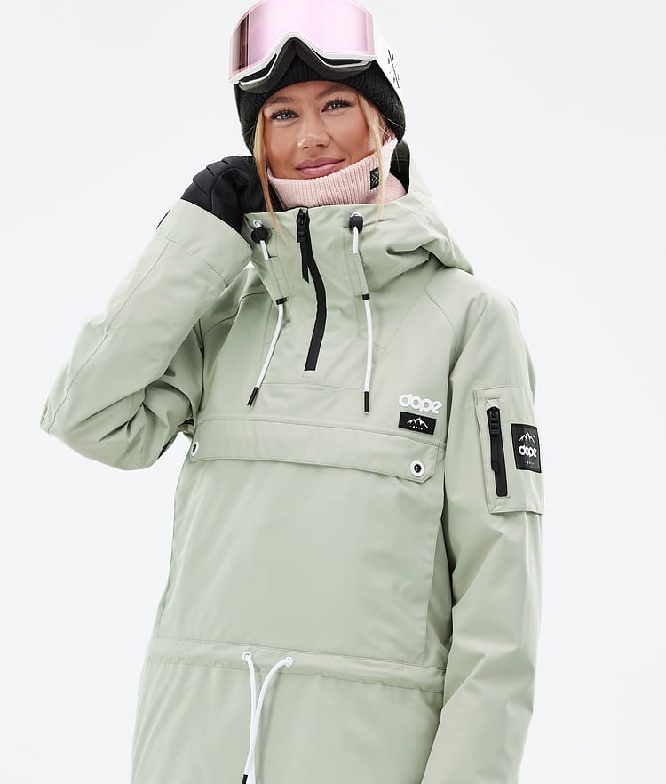 Annok W Veste de Ski Femme Soft Green, Image 2 sur 9