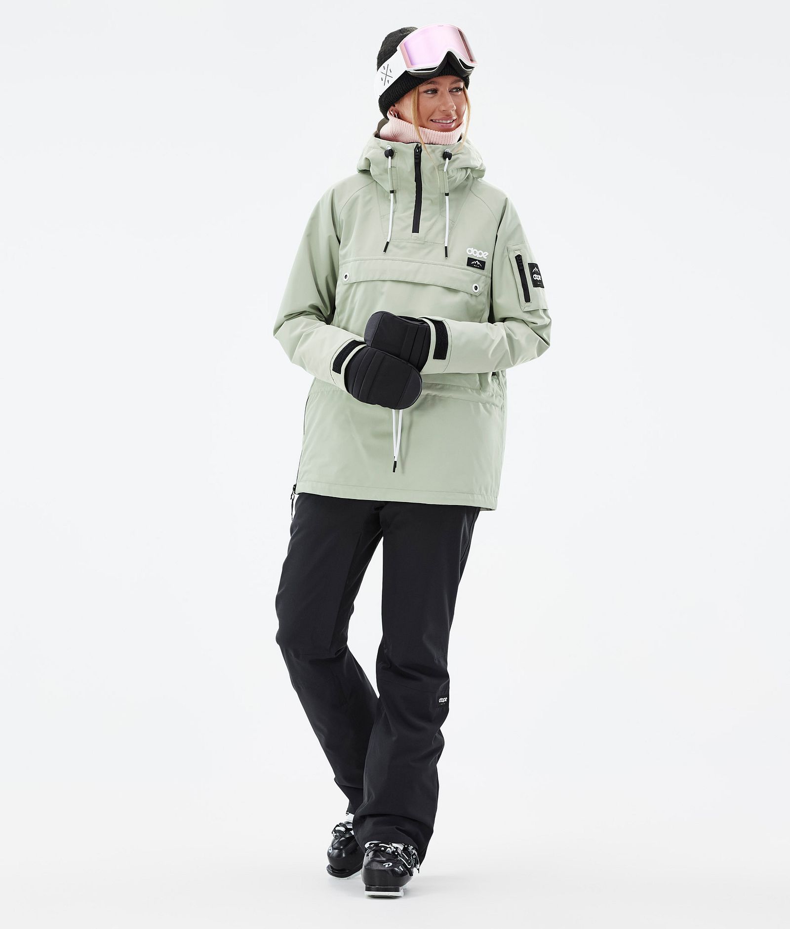 Annok W Veste de Ski Femme Soft Green, Image 3 sur 9