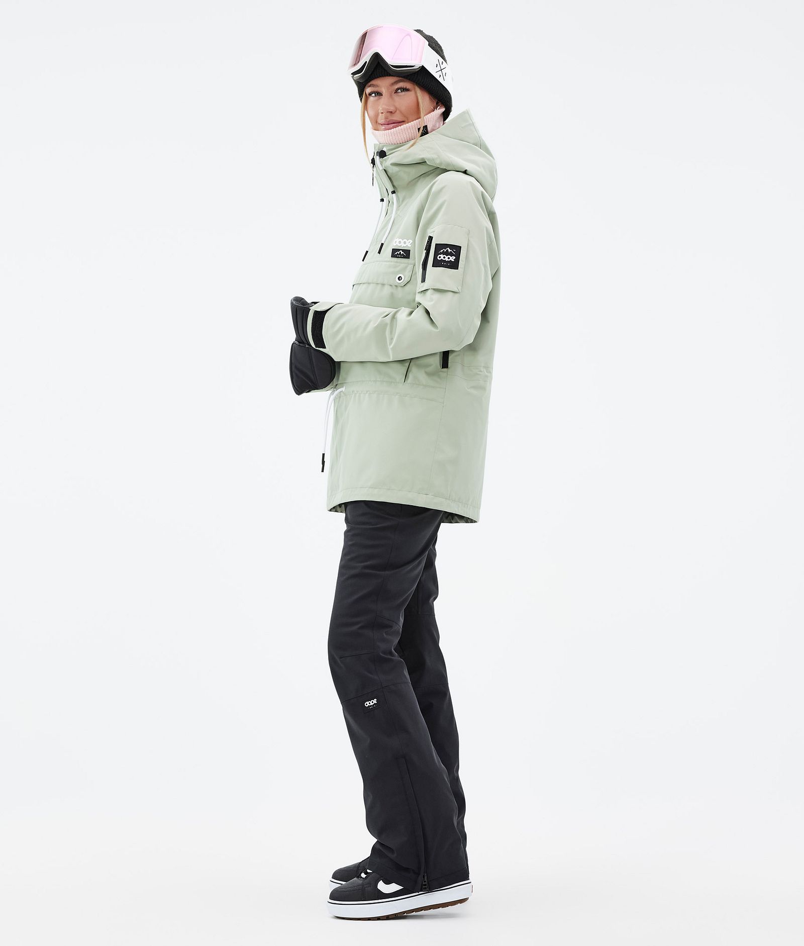 Annok W Snowboardjacka Dam Soft Green, Bild 4 av 9