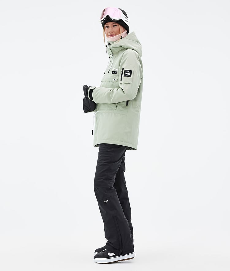 Annok W Veste Snowboard Femme Soft Green