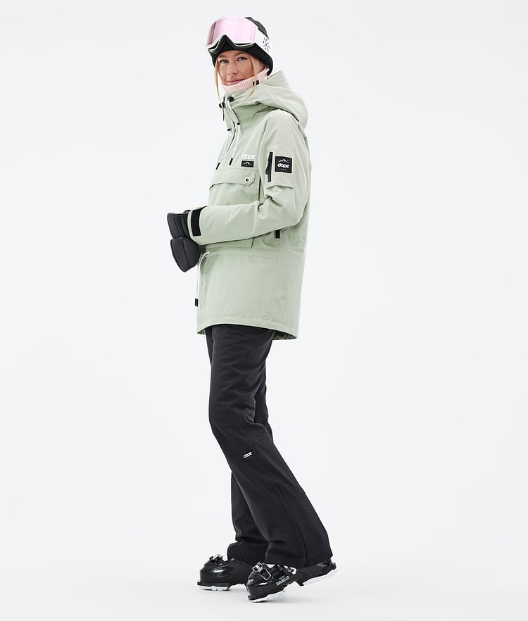 Annok W Veste de Ski Femme Soft Green, Image 4 sur 9