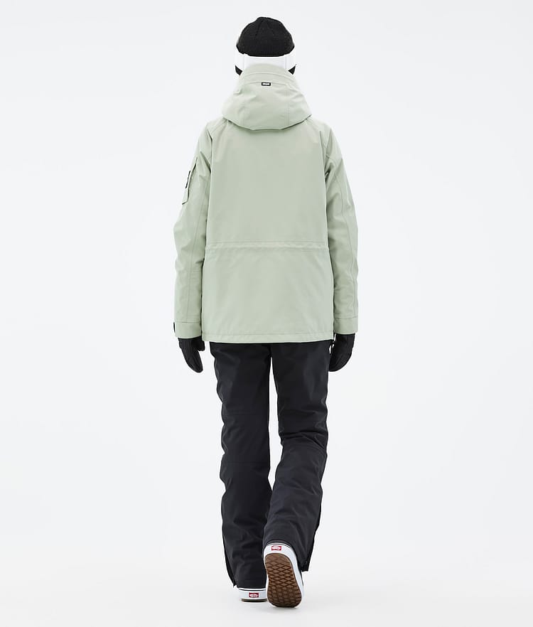 Annok W Snowboardjacka Dam Soft Green, Bild 5 av 9