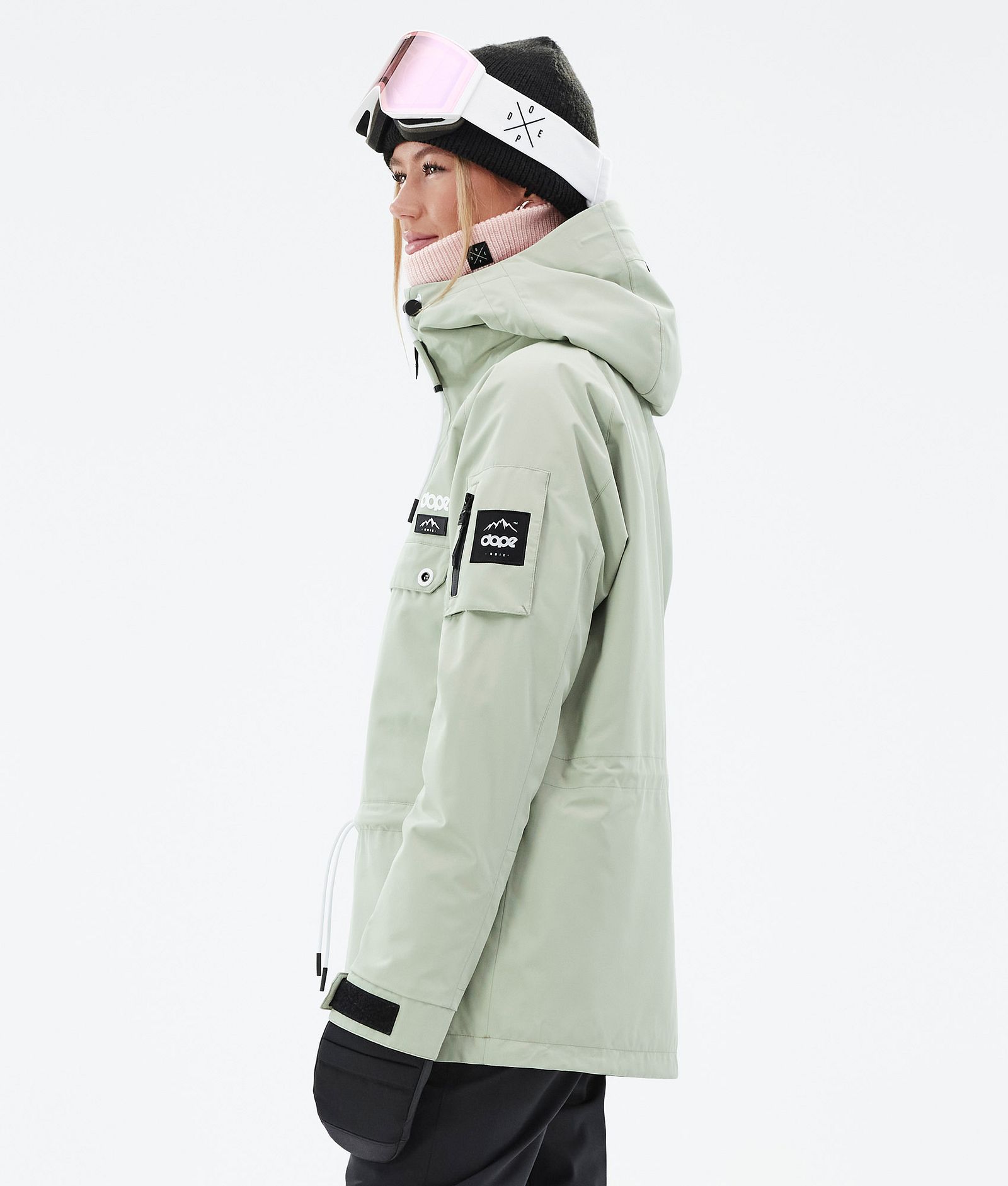 Annok W Snowboardjacka Dam Soft Green, Bild 6 av 9