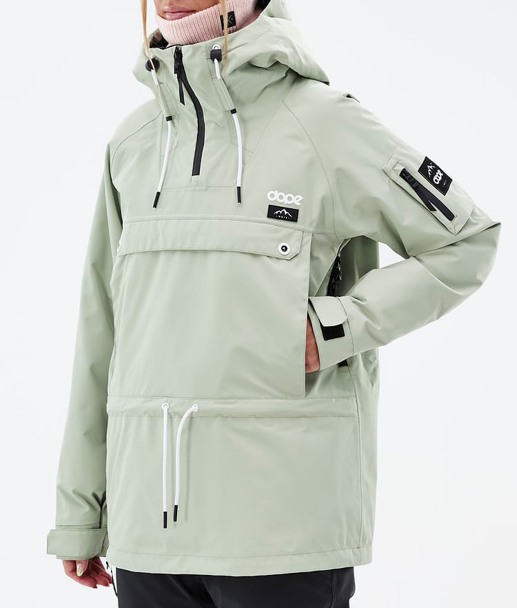Annok W Veste de Ski Femme Soft Green, Image 8 sur 9