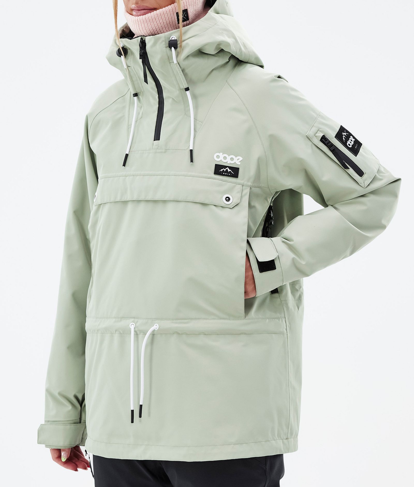 Annok W Veste de Ski Femme Soft Green, Image 8 sur 9