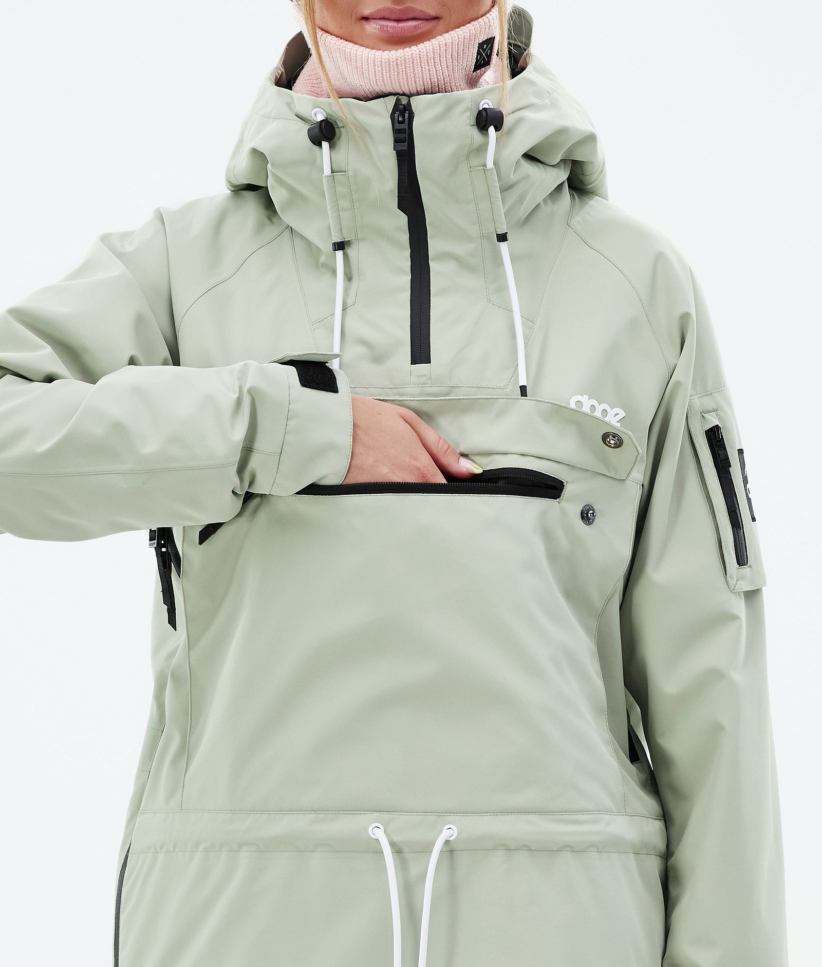 Annok W Snowboardjacka Dam Soft Green, Bild 9 av 9