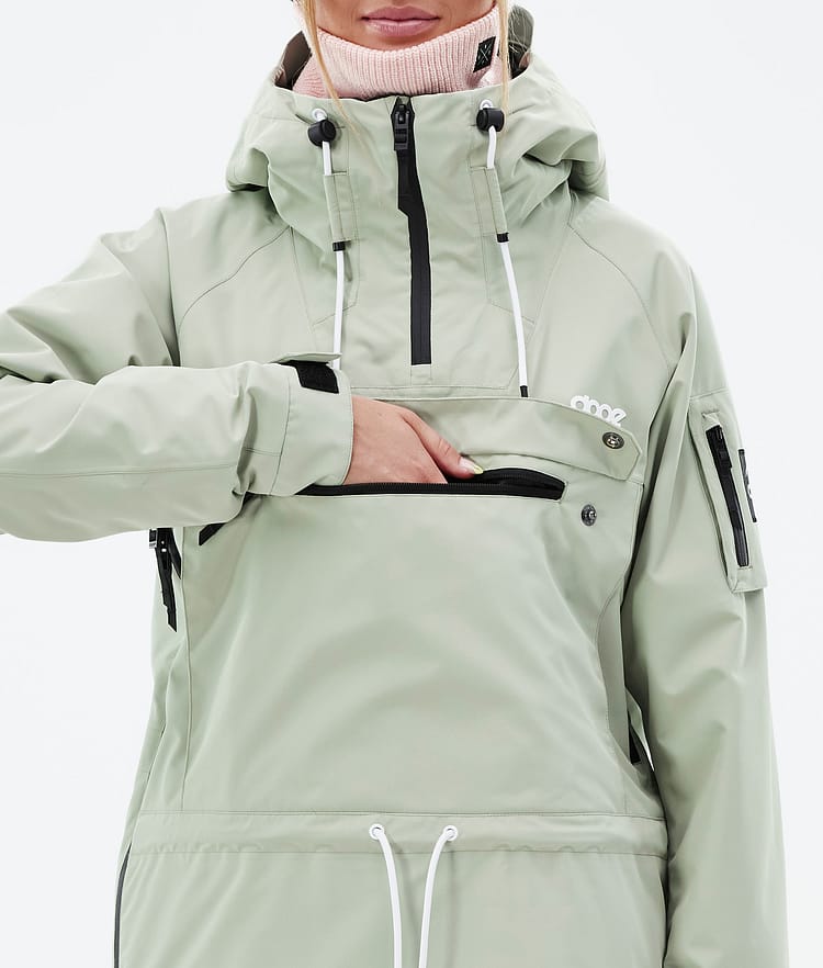 Annok W Skijacke Damen Soft Green