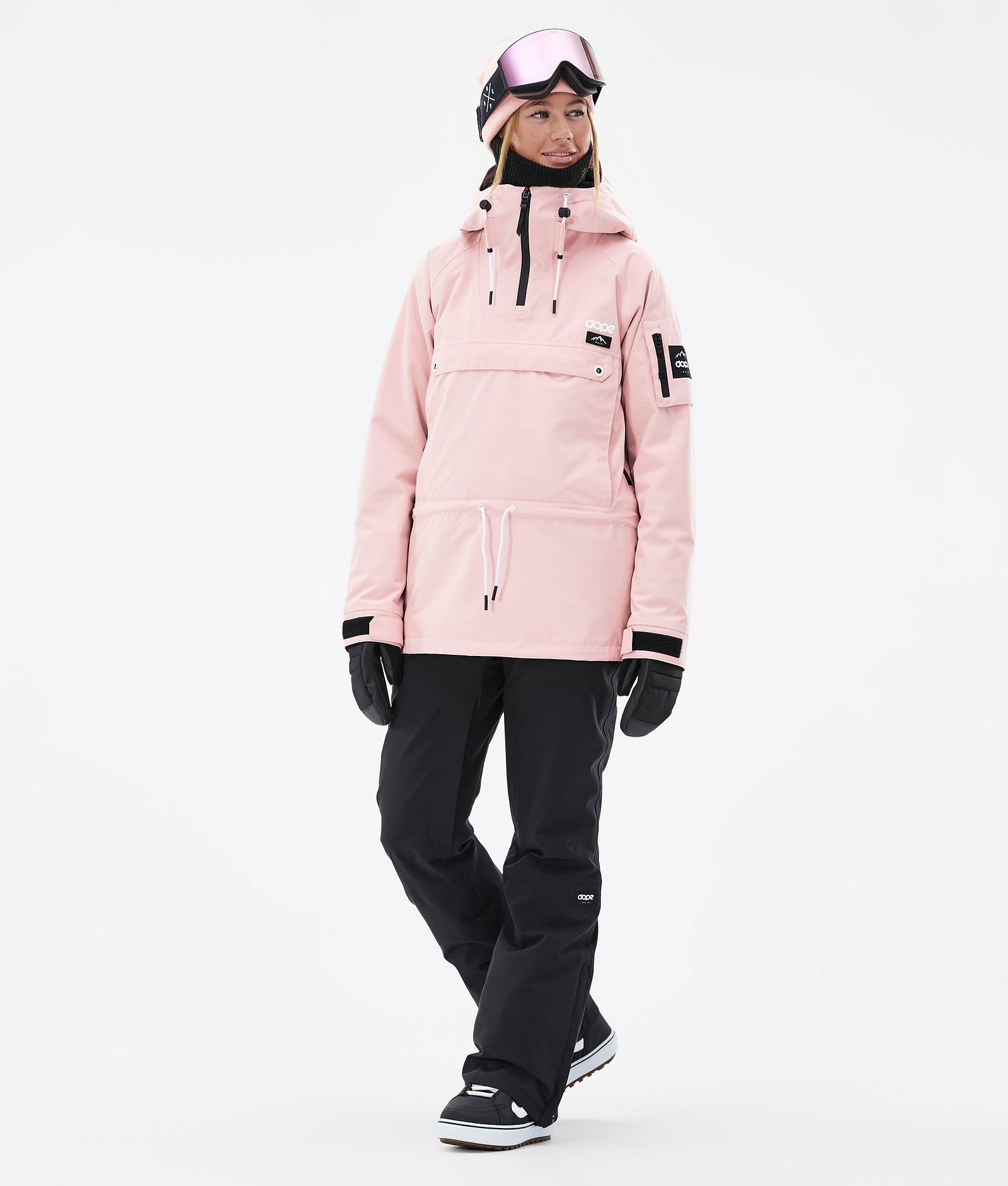 Annok W Giacca Snowboard Donna Soft Pink, Immagine 3 di 9