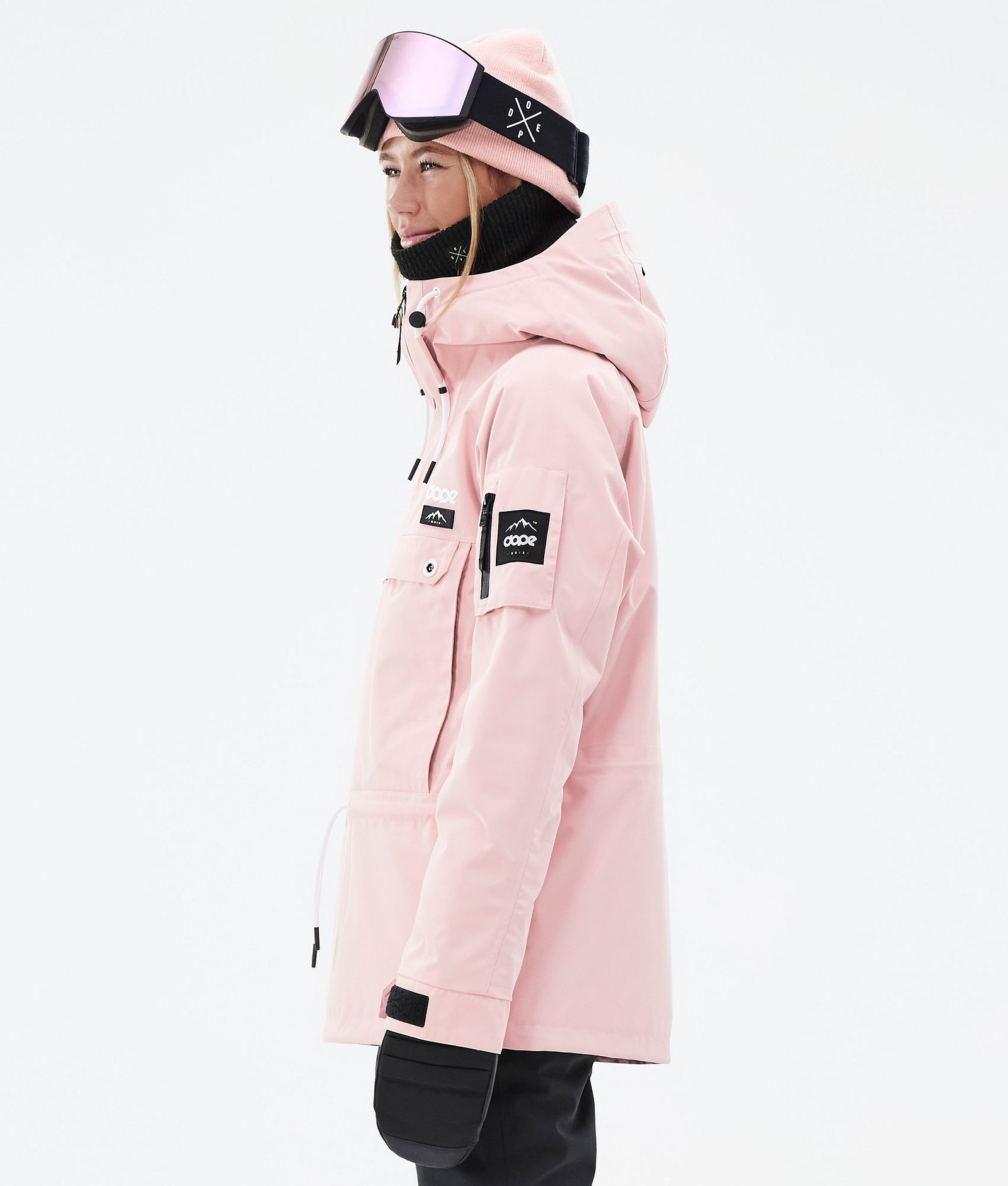 Annok W Giacca Snowboard Donna Soft Pink, Immagine 6 di 9