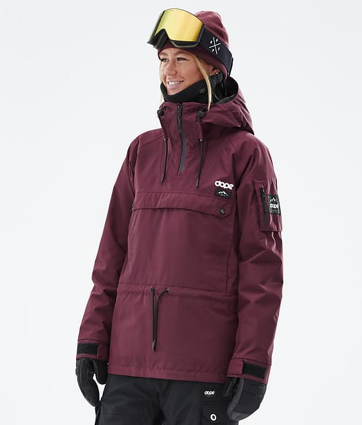 Annok W Ski jas Dames Don Burgundy