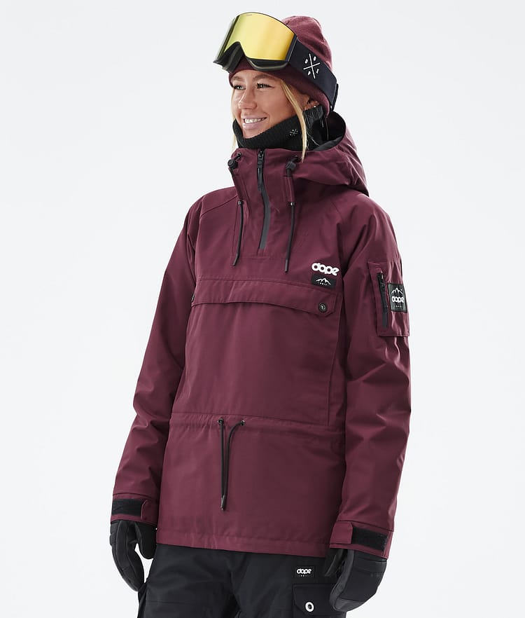 Annok W Snowboard Jacket Women Don Burgundy, Image 1 of 9