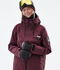 Annok W Ski Jacket Women Don Burgundy, Image 2 of 9