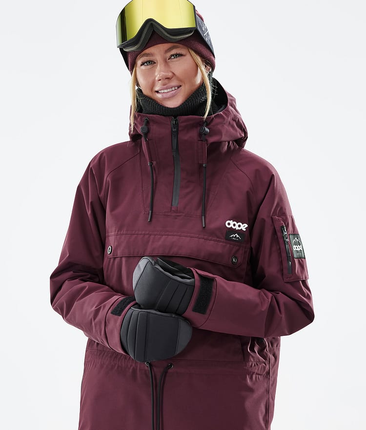 Annok W Ski Jacket Women Don Burgundy, Image 2 of 9