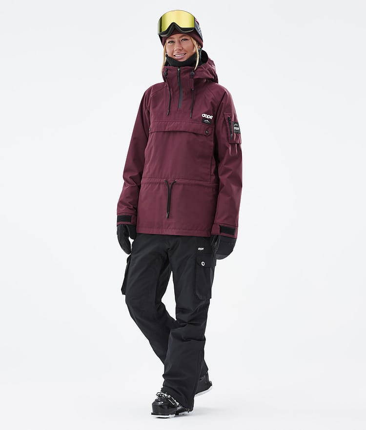 Annok W Ski Jacket Women Don Burgundy