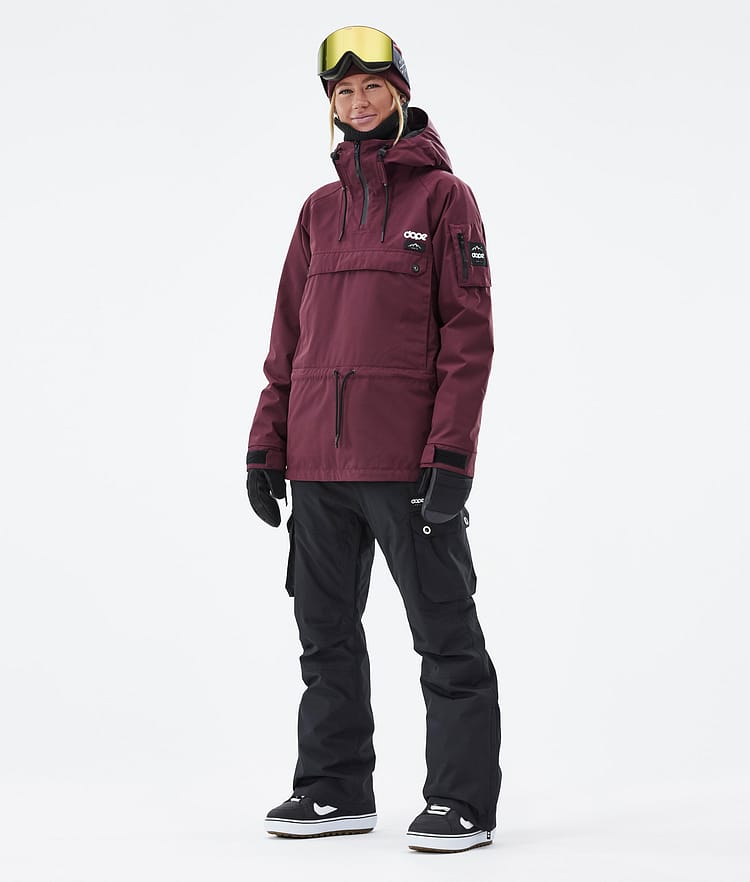 Annok W Snowboardjacka Dam Don Burgundy, Bild 3 av 9