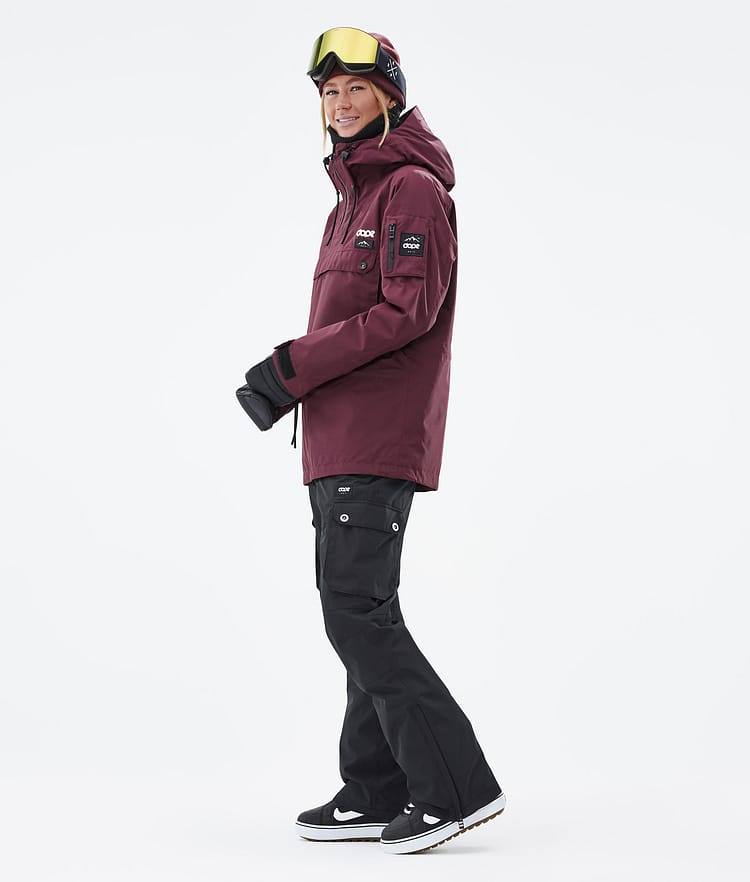 Annok W Snowboard Jacket Women Don Burgundy