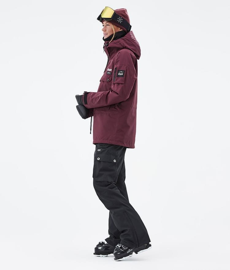 Annok W Skijacke Damen Don Burgundy