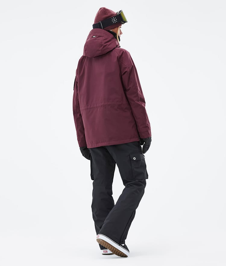 Annok W Snowboardjacka Dam Don Burgundy, Bild 5 av 9