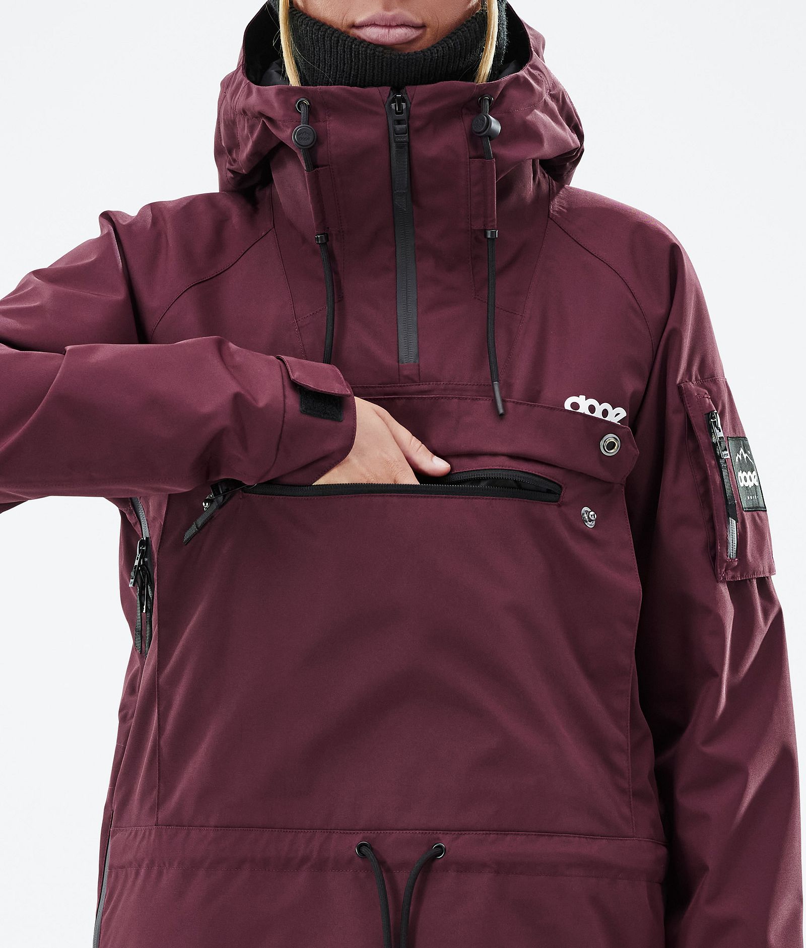 Annok W Snowboardjacka Dam Don Burgundy, Bild 9 av 9