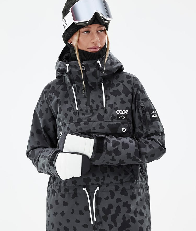 Annok W Snowboardjakke Dame Dots Phantom Renewed, Bilde 2 av 9