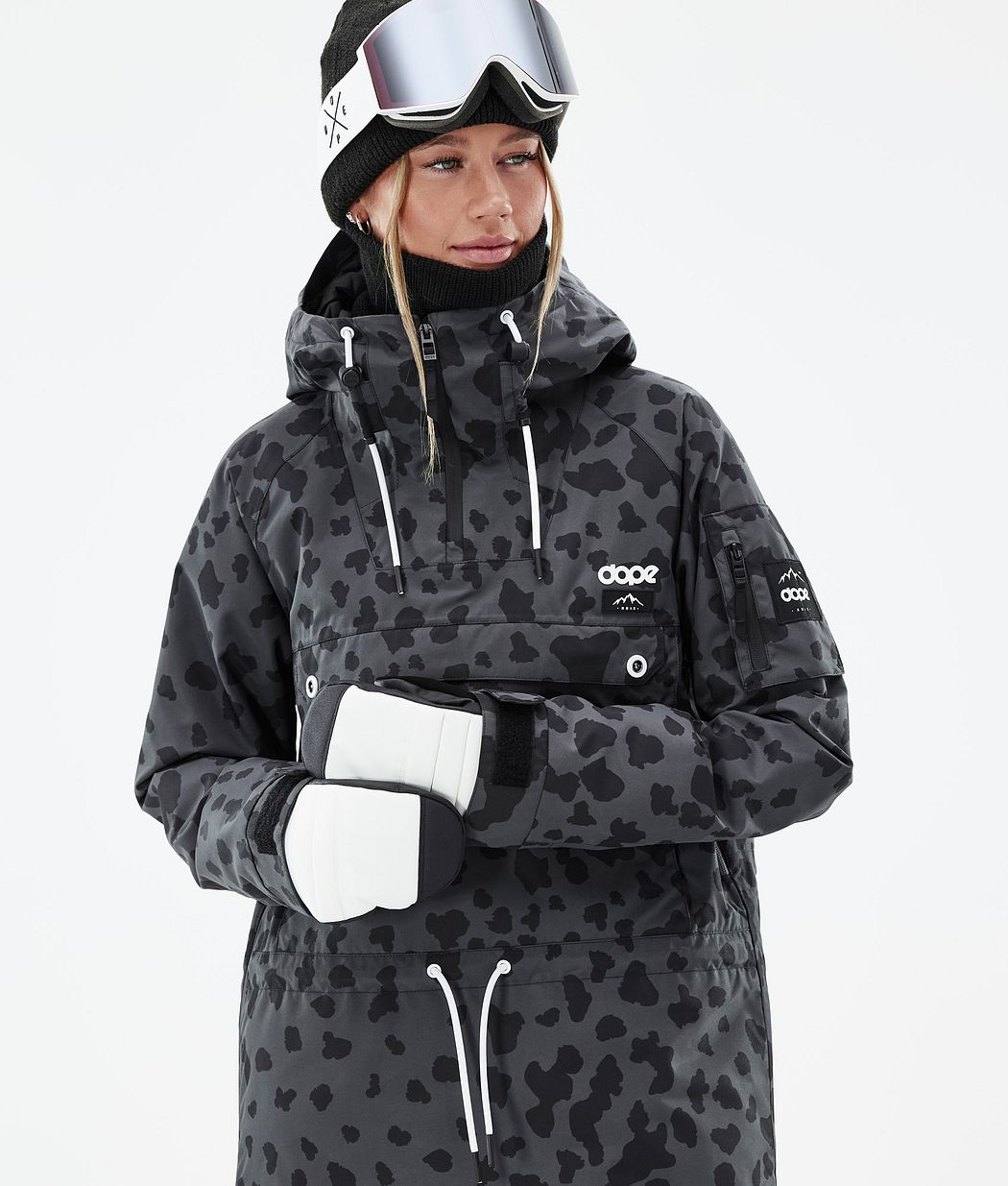 Annok W Snowboard Jacket Women Dots Phantom