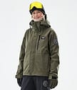 Blizzard W Full Zip Kurtka Narciarska Kobiety Olive Green