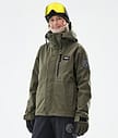 Blizzard W Full Zip Giacca Sci Donna Olive Green